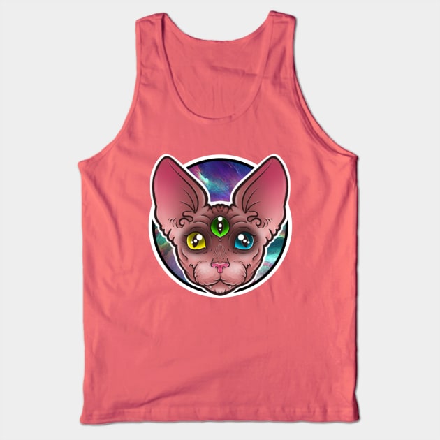 Sphynx Thynx Tank Top by InkyMcStapleface